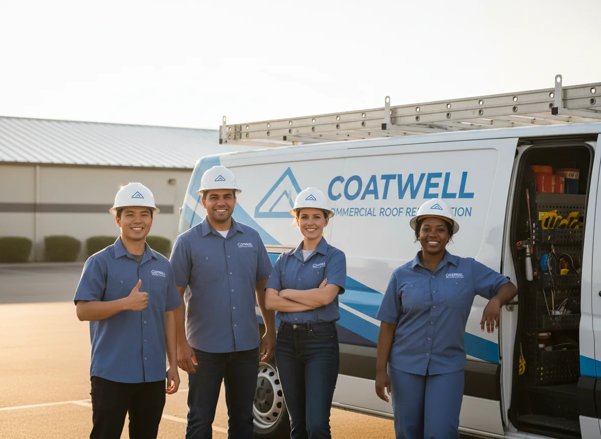 Commercial roof coating company in Crosby, PA